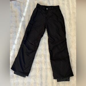 Women's snow pants, Lined, ski pants snowboarding size small 32 White Sierra